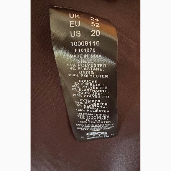 ASOS Curve Black Blazer/Mini Dress with beading &n sequines - Picture 5 of 7